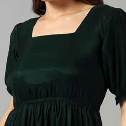 Krunal Raiyani Square Neck Flared Maxi Ethnic Dresses image 3