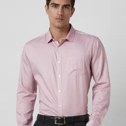 van heusen V Dot Men Slim Fit Spread Collar Geometric Printed Cotton Formal Shirt-picture-27