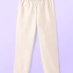 Babyhug Woven Full Sleeves Kurta Pyjama Set Forest Print - Dark Green image 4