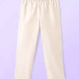 Babyhug Woven Full Sleeves Kurta Pyjama Set Forest Print - Dark Green image 5