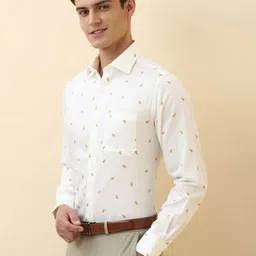 Allen Solly Sport Conversational Printed Spread Collar Pure Cotton Formal Shirt image 4