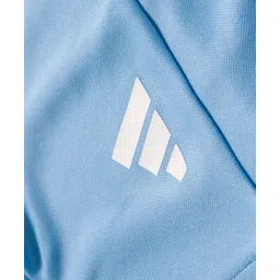 ADIDAS KIDS Knit Full Sleeves Jacket With Brand Logo Print - Light Blue image 4