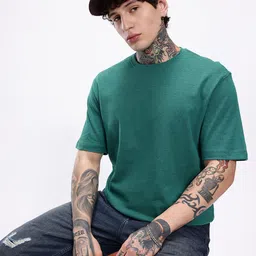 Kook N Keech Men Relaxed Fit Pure Cotton T-shirt image 1