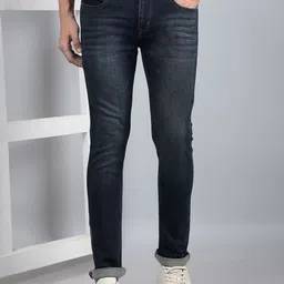 Crimsoune Club Men Skinny Fit Heavy Fade Stretchable Jeans-image-70