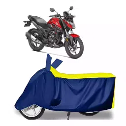 Auto Pearl Bike Cover for Honda X-Blade (Yellow & Blue)-picture-27