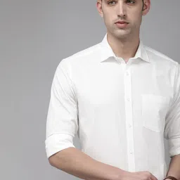 Park Avenue Slim Fit Pure Cotton Formal Shirt-image-99