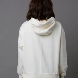 High Star Typography Printed Hooded Sweatshirt image 4