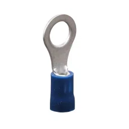 RS PRO Insulated Ring Terminal M6 Stud Size 1.5 mm² to 2.5 mm² Wire Size Blue, 534569 image 4
