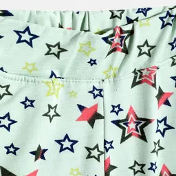 Eteenz Girls Star Print T-shirt with Shorts image 3