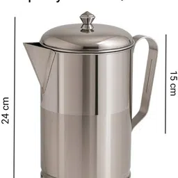 visaxmi 2 L Stainless Steel Water Jug image 2