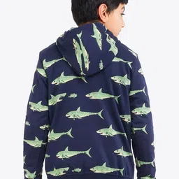 ariel Boys Printed Hooded Sweatshirt image 5