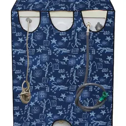 Dream care Front Load Fully Automated Washing Machine Cover for LG, Samsung, IFB, Whirlpool 8 kg ,9 kg & 10 kg - Waterproof, Dustproof Covers (Pattern-4) image 5