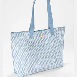 Forever Glam by Pantaloons Textured Oversized Structured Tote Bag with Cut Work image 2
