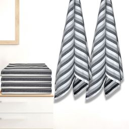 Athom Living Iris Grey 6 Pieces 210 GSM Cotton Bath Towel-picture-7
