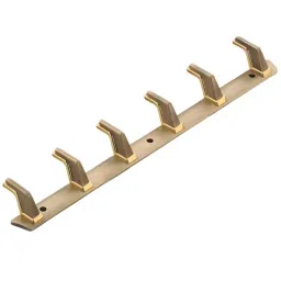 Altitude Cloth Hook 6 Pin Metal Body Gold/AB Finish for Sliding Doors, Wardrobes, Cabinets, 401-image-11