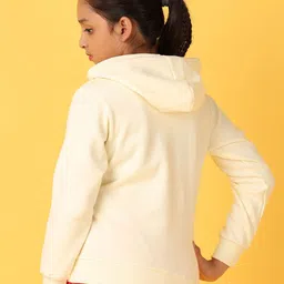 V-Mart Girls Printed Hooded Sweatshirt image 5