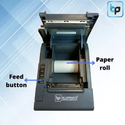 BluPrints Utkarsh Regular 3 inch/80mm Desktop Thermal Printer with Auto-Cutter (Black) image 3