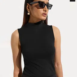 Kotty Women Pack of 2 High Neck Sleeveless Top image 1