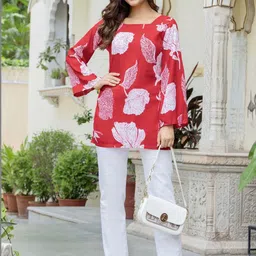 BAESD Floral Print Cotton Top image 3