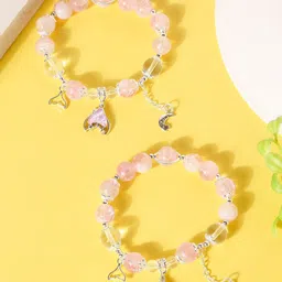 Stoln Girls Set Of 2 Crystals Elasticated Bracelet-image-4