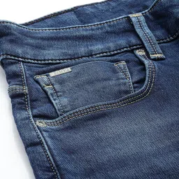 SPYKAR Men Ricardo Straight Fit Low Distress Light Fade Stretchable Jeans image 3