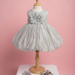 Lagorii Applique Crepe Fit & Flare Dress-image-94