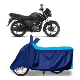 Auto Pearl Two Wheeler Cover for Hero New Glamour BS6 - Cyan, Blue-picture-28