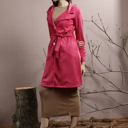 Athena Notched Collar Longline Over Coat image 4