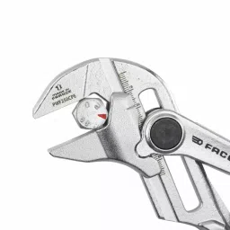 Facom Plier Wrench, 250 mm Overall, Angled Tip, PWF250CPEPB image 5