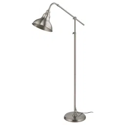 ikea ankarspel Floor/reading lamp, pewter effect image 1