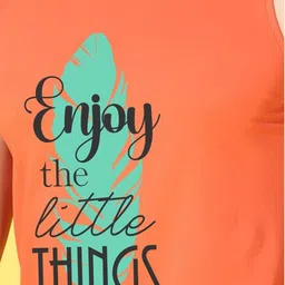 WOOSTRO Men Typography 2 Printed Raw Edge Slim Fit T-shirt image 3