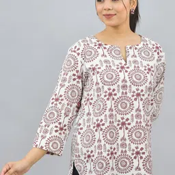 GiftyBasket Print Cotton Top image 3