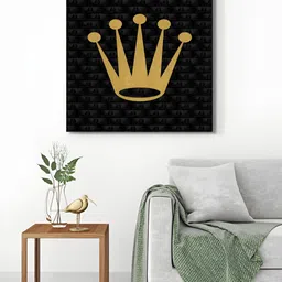999Store Black & Gold-Toned 1 Piece Canvas Other Wall Paintings-picture-11
