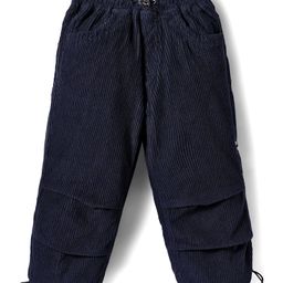 Little Kangaroos Cotton Denim Full Length Solid Color Jeans - Navy Blue-picture-38