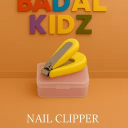 Badal Kidz Baby Nail Clipper with Safety Box - Gentle & Easy Grooming for Newborns and Kids- Yellow-image-55