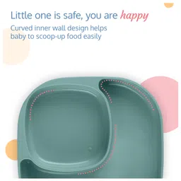 Luv Lap 4 Piece Baby Tableware Set - Blue Green image 3