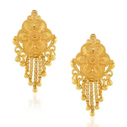 DZINETRENDZ Floral Drop Earrings image 4