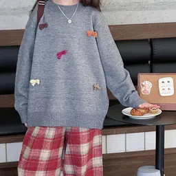 LULU & SKY Girls Pullover with Applique Detail-picture-21