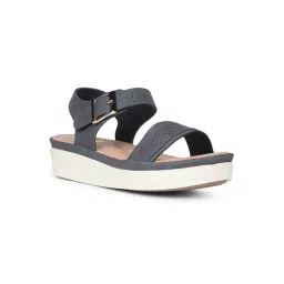 Bata Comfit Women's Casual Blue Platform Sandals-picture-38