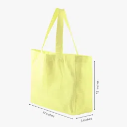 EcoRight Oversized Beach Tote Bags with Inner & Outer Pocket - Shell Yeah image 3