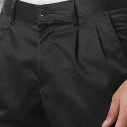 Van Heusen Men Mid-Rise Pleated Regular Fit Formal Trousers image 2