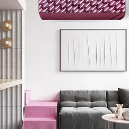 The Furnishing Tree Split AC Cover Set of Indoor and Outdoor Unit Used for 1 Ton Panasonic CS/CU-NU image 2