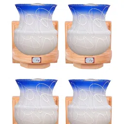 SOMIL Blue Glass Cylinder Printed Wall Lamps-picture-32