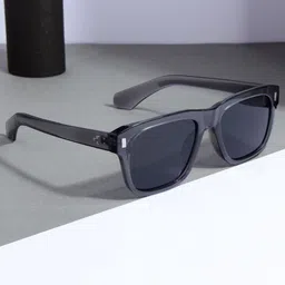 goglassic Unisex Black Lens & Black Rectangle Sunglasses with-image-83