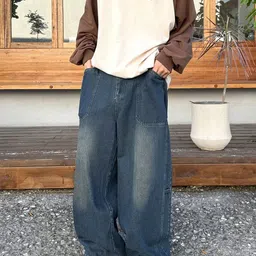 StyleCast Men Baggy Fit Mid-Rise Light Fade Jeans-picture-10