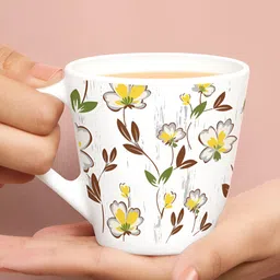 Larah by BOROSIL White Opalware Mugs Set of Cups and Mugs image 3