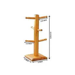 Woodkit Kitchenware Cream Wooden Cup Hooks & Holders image 4