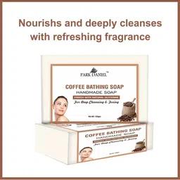 Park Daniel Set Of 2 Coffee Handmade Soap With Vitamin E - 100 g Each image 3