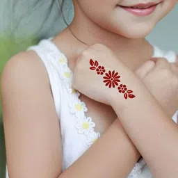 VOORKOMS Floral Mehndi Stencil Sticker image 5