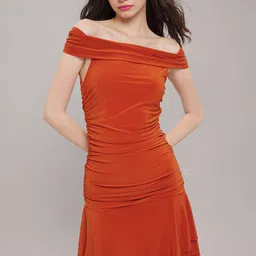 Trendyol Off-Shoulder Drop-Waist Dress-picture-42